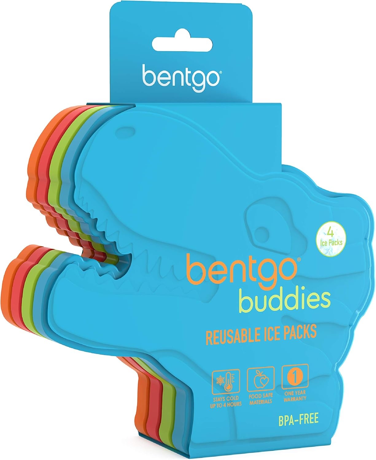 image:imageBentgo Buddies Reusable Ice Packs for KidsDinosaur