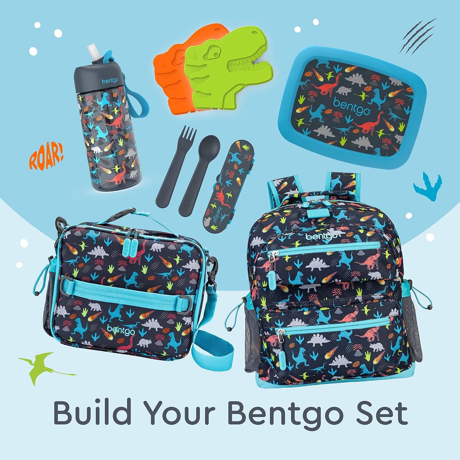 image:imageBentgo Buddies Reusable Ice Packs for KidsDinosaur
