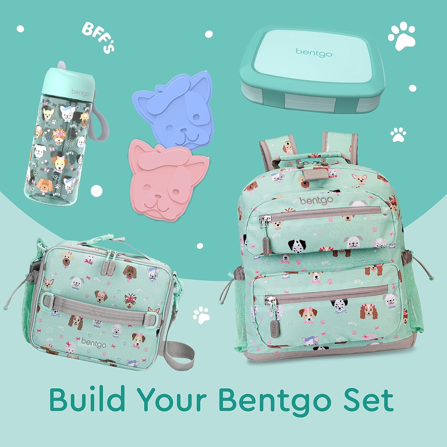 image:imageBentgo Buddies Reusable Ice Packs for KidsPuppy Love
