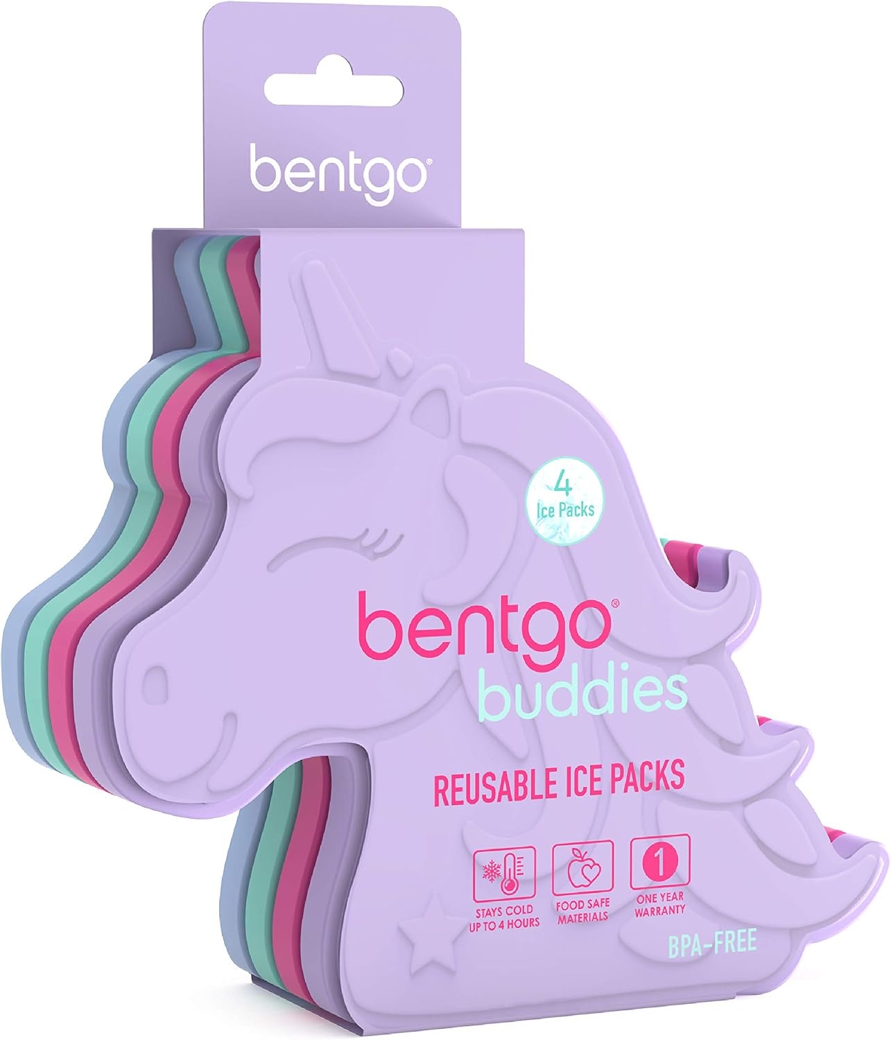 image:imageBentgo Buddies Reusable Ice Packs for KidsUnicorn