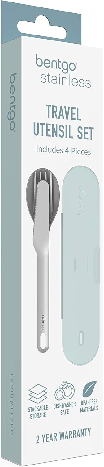image:imageBentgo Stainless Steel Reusable Travel Utensil SetAqua