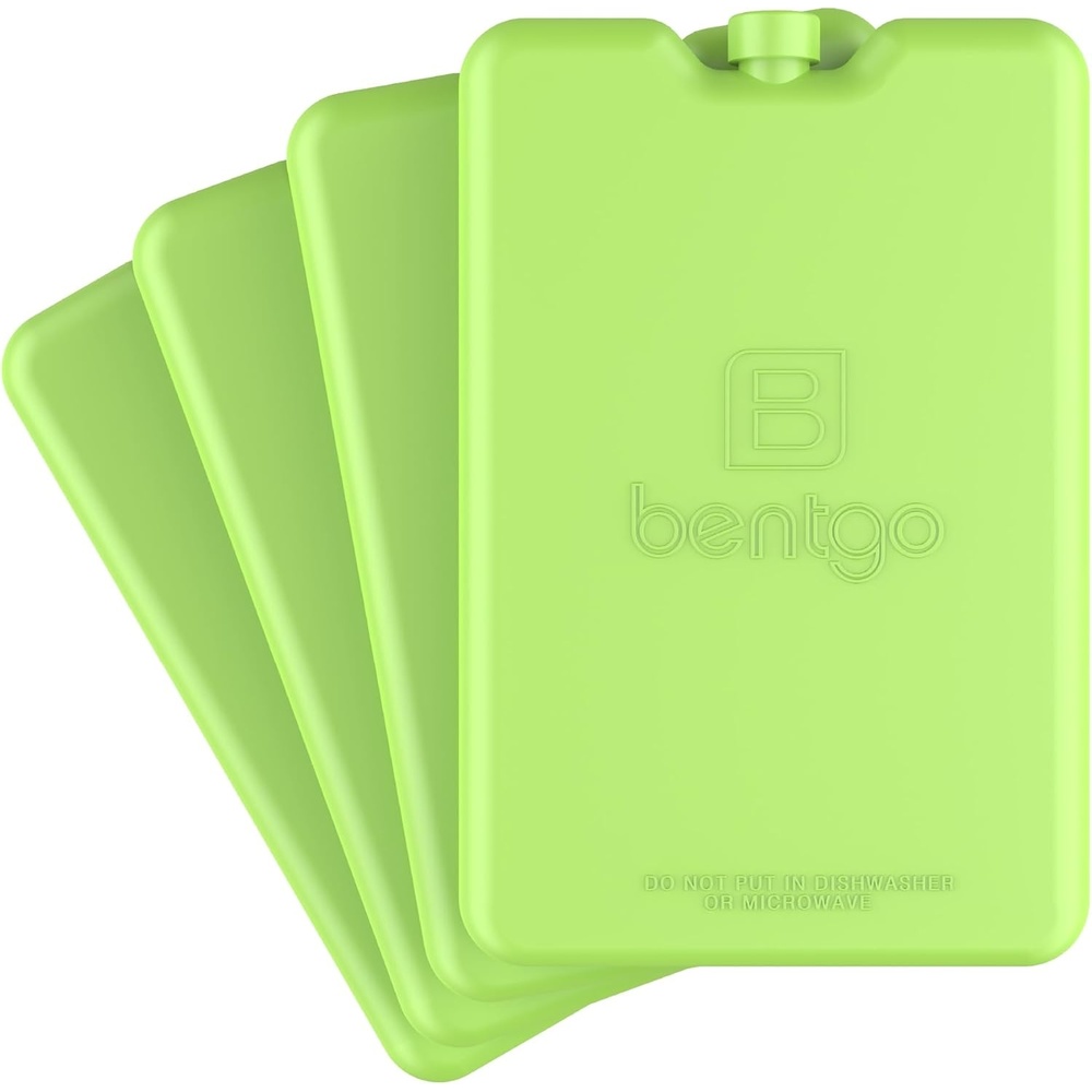 image:imageBentgo Chillers Ice Packs Slim Reusable Lunch Ice Packs 4PackGreen
