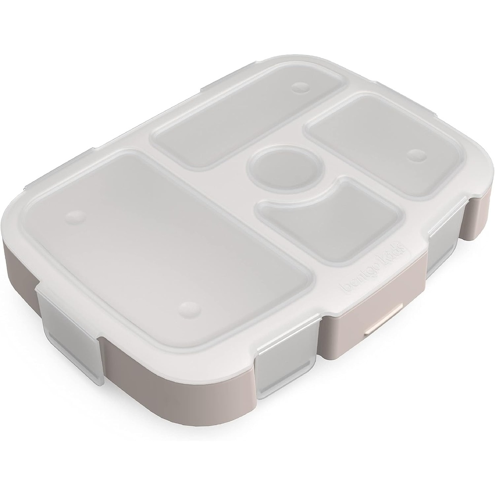 image:imageBentgo Kids Prints Tray with Transparent Cover 5Compartment BPAFreeDino Fossils