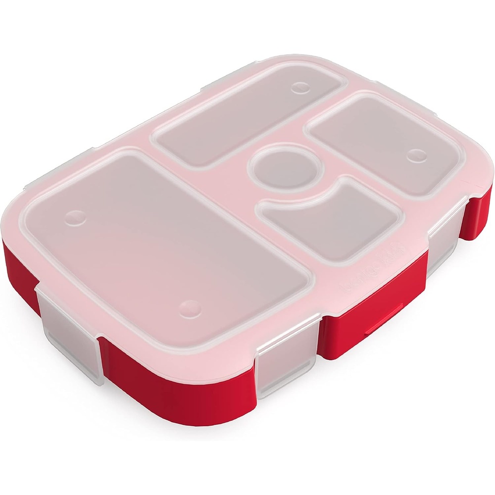 image:imageBentgo Kids Prints Tray with Transparent Cover 5Compartment BPAFreeRocket