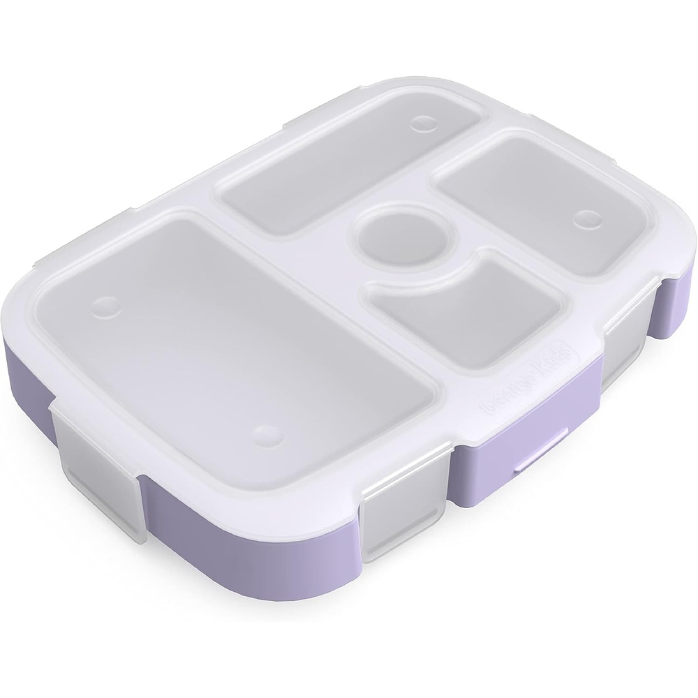 image:imageBentgo Kids Prints Tray with Transparent Cover 5Compartment BPAFreeUnicorn