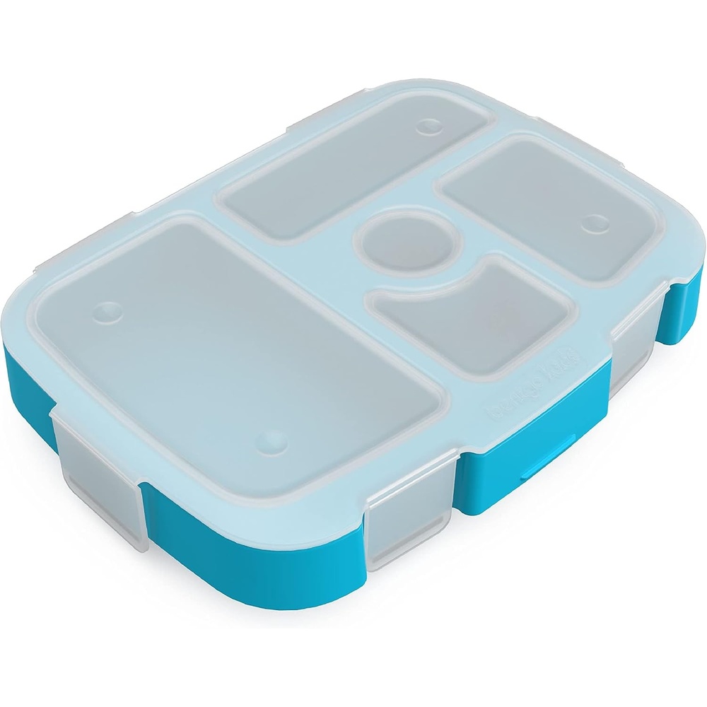 image:imageBentgo Kids Replacement Tray with Transparent Cover 5 CompartmentsConfetti Edition Abyss Blue