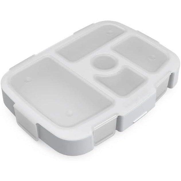 image:imageBentgo Kids Replacement Tray with Transparent Cover 5 CompartmentsGlitter Edition Silver