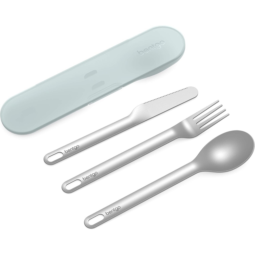 image:imageBentgo Stainless Steel Reusable Travel Utensil SetAqua