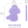 Bentgo Buddies Reusable Ice Packs for Kids(Glitter Edition – Mermaid)