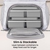 Bentgo Chillers Ice Packs, Slim Reusable Lunch Ice Packs, 4-Pack(Gray)