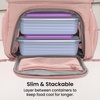 Bentgo Chillers Ice Packs, Slim Reusable Lunch Ice Packs, 4-Pack(Purple)