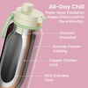 Bentgo Flip 2-in-1 Straw & Chug Leak-Proof Insulated Water Bottle, 24 fl oz(Sherbet)