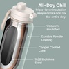 Bentgo Flip 2-in-1 Straw & Chug Leak-Proof Insulated Water Bottle, 24 fl oz(Sun-Day)