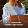 Bentgo Flip 2-in-1 Straw & Chug Leak-Proof Insulated Water Bottle, 24 fl oz(Sun-Day)