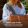 Bentgo Flip 2-in-1 Straw & Chug Leak-Proof Insulated Water Bottle, 24 fl oz(Tweed)