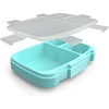 Bentgo Fresh Tray with Cover, Reusable 4-Compartment Meal Prep Container(Aqua)