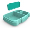 Bentgo Fresh Tray with Cover, Reusable 4-Compartment Meal Prep Container(Aqua)