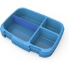 Bentgo Fresh Tray with Cover, Reusable 4-Compartment Meal Prep Container(Blue)