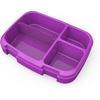 Bentgo Fresh Tray with Cover, Reusable 4-Compartment Meal Prep Container(Purple)