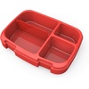 Bentgo Fresh Tray with Cover, Reusable 4-Compartment Meal Prep Container(Red)