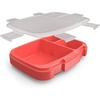 Bentgo Fresh Tray with Cover, Reusable 4-Compartment Meal Prep Container(Red)