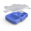 Bentgo Kids Brights 5-Compartment Meal Prep Tray with Transparent Cover(Violet)
