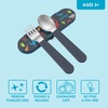 Bentgo Kids Plastic Utensil Set with Fork, Spoon, & Storage Case(Dino)