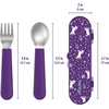 Bentgo Kids Plastic Utensil Set with Fork, Spoon, & Storage Case(Unicorn)