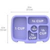 Bentgo Kids Prints Tray with Transparent Cover, 5-Compartment, BPA-Free(Carousel Unicorns)