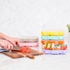 Bentgo Kids Prints Tray with Transparent Cover, 5-Compartment, BPA-Free(Construction Trucks)