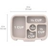 Bentgo Kids Prints Tray with Transparent Cover, 5-Compartment, BPA-Free(Dino Fossils)