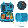 Bentgo Kids Prints Tray with Transparent Cover, 5-Compartment, BPA-Free(Dinosaur)