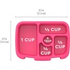 Bentgo Kids Prints Tray with Transparent Cover, 5-Compartment, BPA-Free(Fairies)