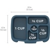 Bentgo Kids Prints Tray with Transparent Cover, 5-Compartment, BPA-Free(Friendly Skies)