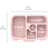 Bentgo Kids Prints Tray with Transparent Cover, 5-Compartment, BPA-Free(Green Rainbow)