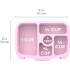 Bentgo Kids Prints Tray with Transparent Cover, 5-Compartment, BPA-Free(Lavender Galaxy)