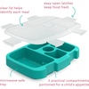 Bentgo Kids Prints Tray with Transparent Cover, 5-Compartment, BPA-Free(Llamas)
