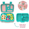 Bentgo Kids Prints Tray with Transparent Cover, 5-Compartment, BPA-Free(Llamas)