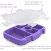 Bentgo Kids Prints Tray with Transparent Cover, 5-Compartment, BPA-Free(Mermaids in the Sea)