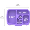 Bentgo Kids Prints Tray with Transparent Cover, 5-Compartment, BPA-Free(Mermaids in the Sea)