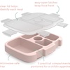Bentgo Kids Prints Tray with Transparent Cover, 5-Compartment, BPA-Free(Nature Adventure)