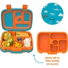 Bentgo Kids Prints Tray with Transparent Cover, 5-Compartment, BPA-Free(Planes)