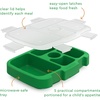 Bentgo Kids Prints Tray with Transparent Cover, 5-Compartment, BPA-Free(Safari)