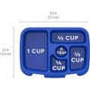 Bentgo Kids Prints Tray with Transparent Cover, 5-Compartment, BPA-Free(Shark)