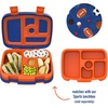 Bentgo Kids Prints Tray with Transparent Cover, 5-Compartment, BPA-Free(Sports)