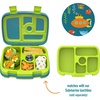 Bentgo Kids Prints Tray with Transparent Cover, 5-Compartment, BPA-Free(Submarines)