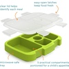 Bentgo Kids Prints Tray with Transparent Cover, 5-Compartment, BPA-Free(Submarines)