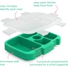 Bentgo Kids Prints Tray with Transparent Cover, 5-Compartment, BPA-Free(Tropical)