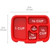 Bentgo Kids Prints Tray with Transparent Cover, 5-Compartment, BPA-Free(Trucks)