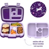 Bentgo Kids Prints Tray with Transparent Cover, 5-Compartment, BPA-Free(Unicorn)